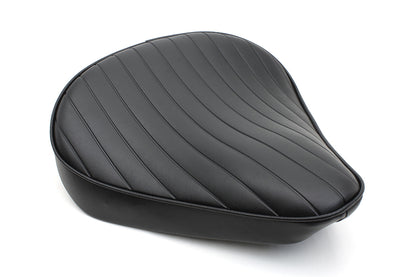 Bates Part 77160T Black Tuck and Roll Solo Seat - 14-Inch Width