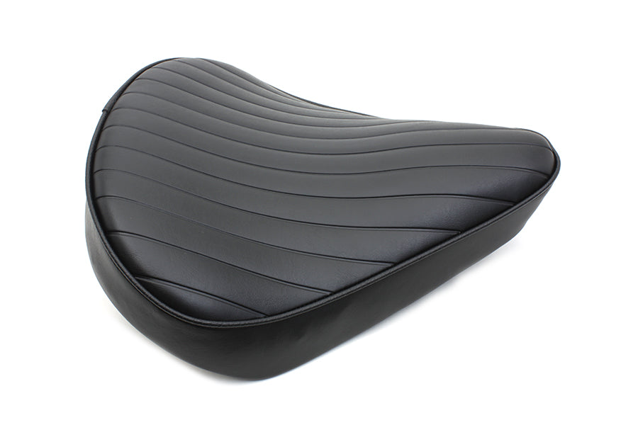 Bates Part 77160T Black Tuck and Roll Solo Seat - 14-Inch Width