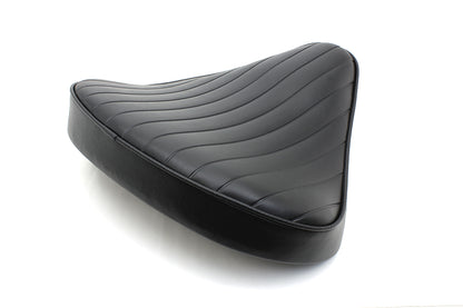 Bates Part 77160T Black Tuck and Roll Solo Seat - 14-Inch Width