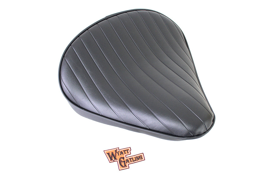 Bates Part 78482T Black Tuck and Roll Solo Seat Large with Mount Kit Compatibility
