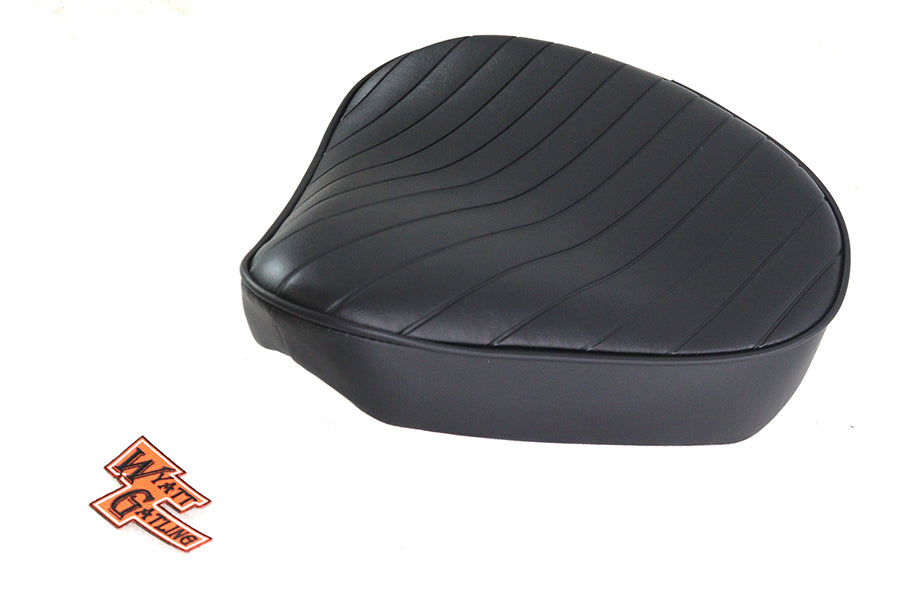 Wyatt Gatling 78500T Black Tuck and Roll Solo Seat - Large