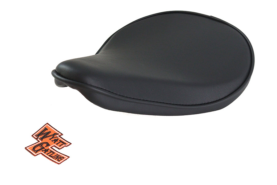 Bates Black Vinyl Solo Seat with Mounting Kit and Nose T Bracket Part #78501