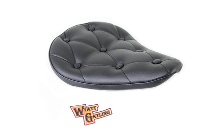 Corbin Gentry Black Vinyl Solo Seat with Buttons - Part 78501A