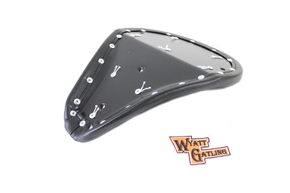 Corbin Gentry Black Vinyl Solo Seat with Buttons - Part 78501A