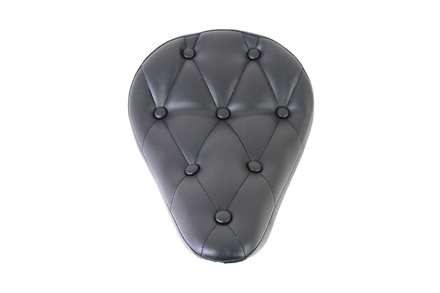 Corbin Gentry Black Vinyl Solo Seat with Buttons - Part 78501A