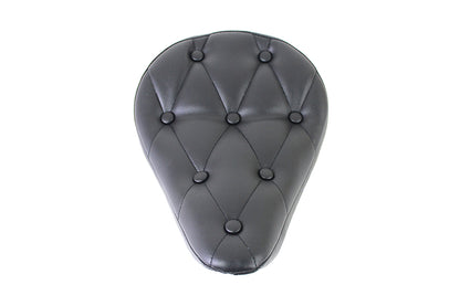 Corbin Gentry Black Vinyl Solo Seat with Buttons - Part 78501A