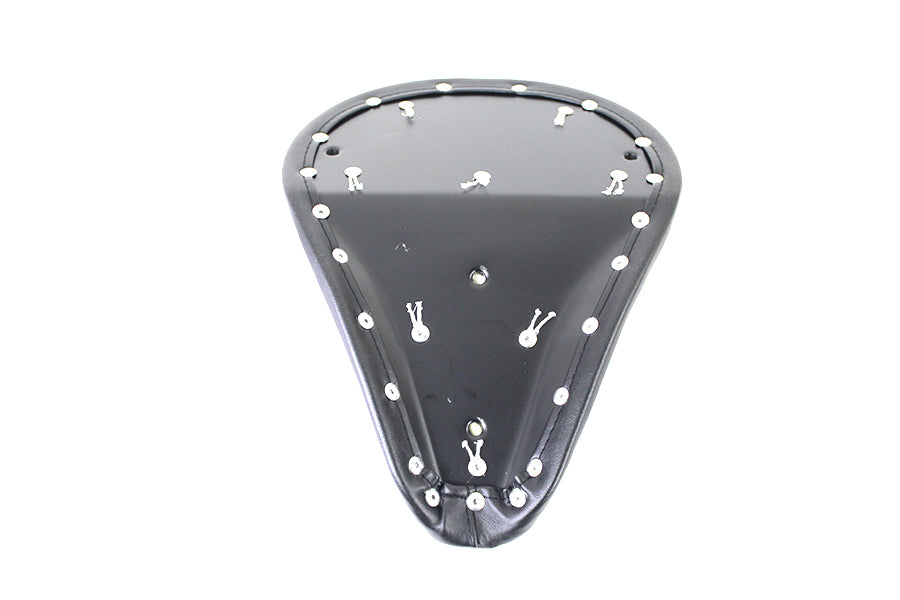 Corbin Gentry Black Vinyl Solo Seat with Buttons - Part 78501A