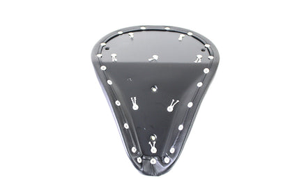 Corbin Gentry Black Vinyl Solo Seat with Buttons - Part 78501A