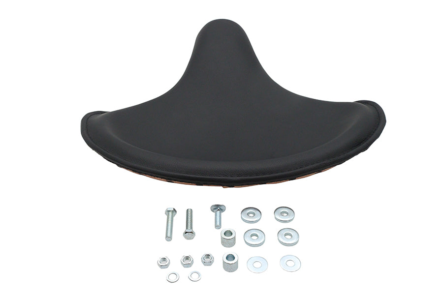 Corbin Gentry Replica Black Leather Solo Seat for Harley Davidson (Part 47-0431)
