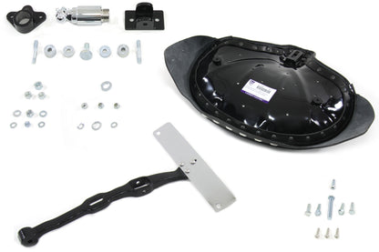 Corbin Gentry Black Police Solo Seat Kit for Harley Davidson FXST (1984-1993)