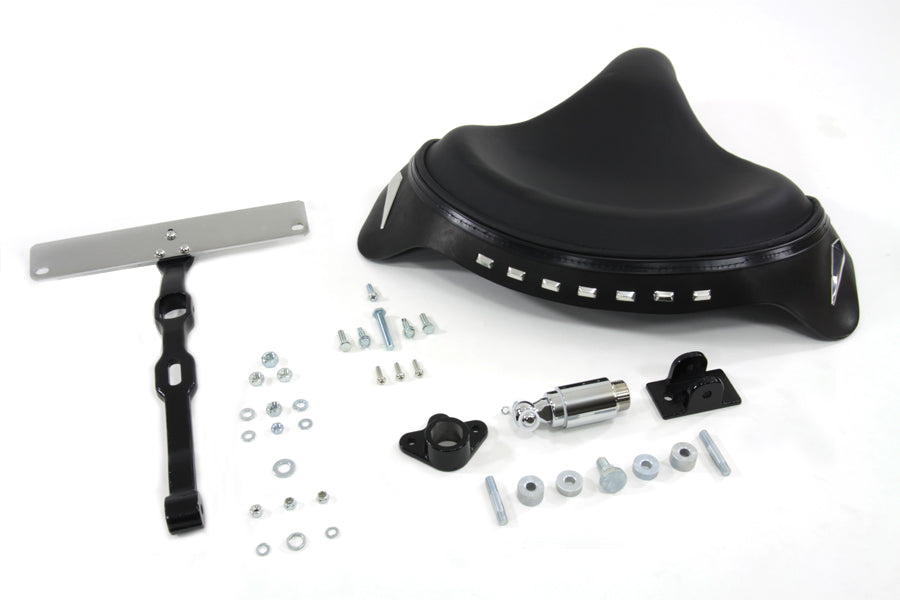 Corbin Gentry Black Police Solo Seat Kit for Harley Davidson FXST (1984-1993)