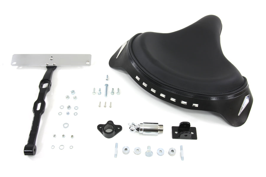 Corbin Gentry Black Police Solo Seat Kit for Harley Davidson FXST (1984-1993)