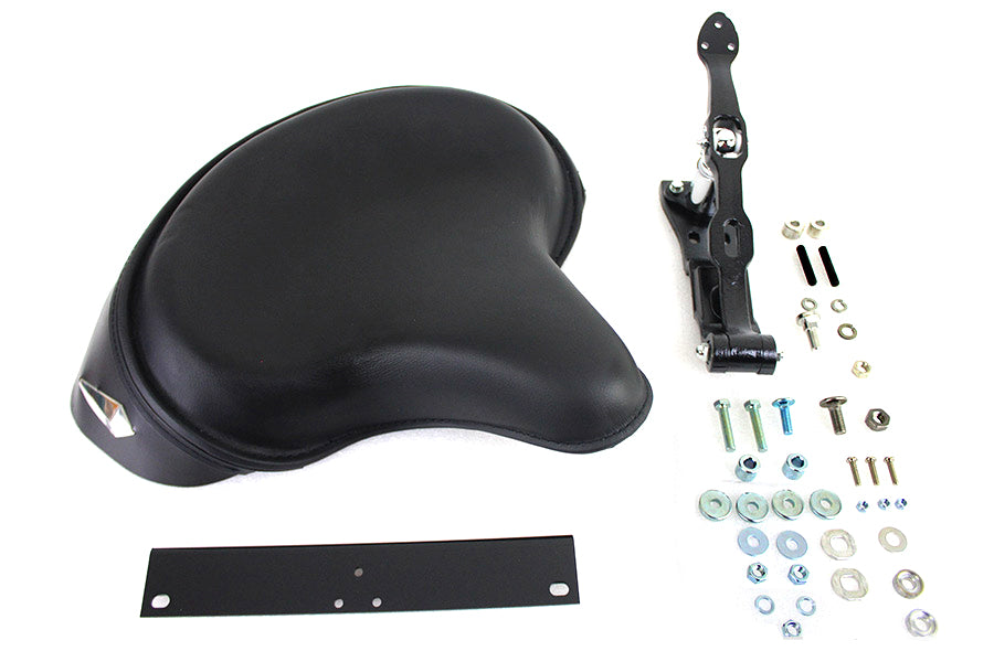 Corbin Gentry Black Police Solo Seat Kit for 2000-2009 Harley-Davidson FLST