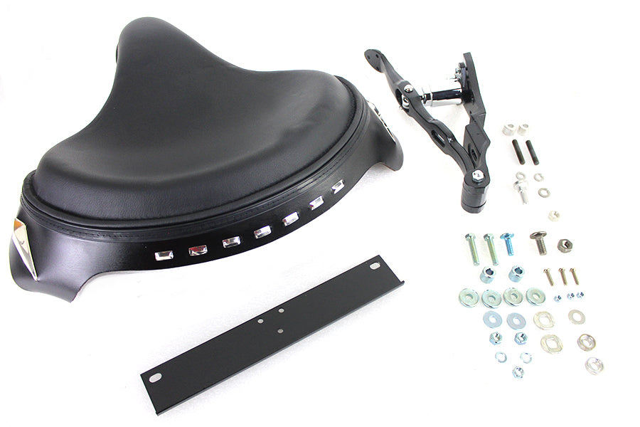 Corbin Gentry Black Police Solo Seat Kit for 2000-2009 Harley-Davidson FLST