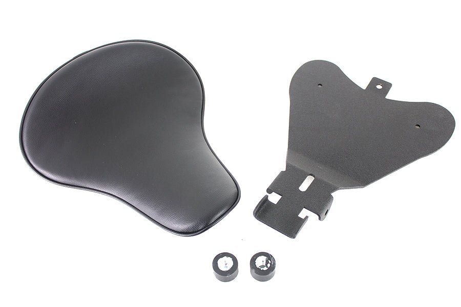 Bates Smooth Leather Solo Seat for Harley Davidson XL (1983-1992)