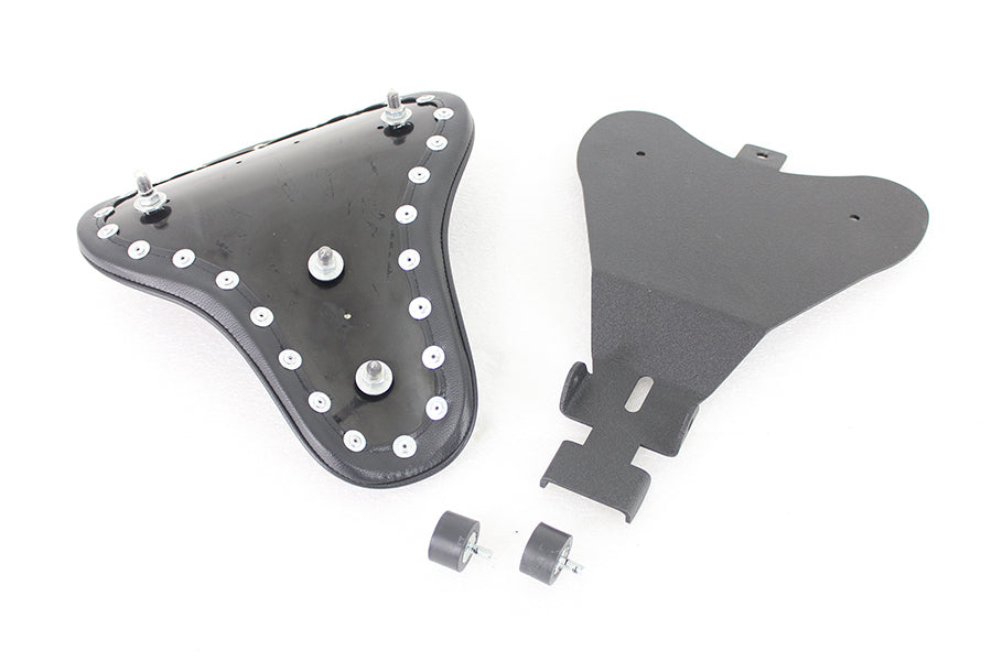 Bates Smooth Leather Solo Seat for Harley Davidson XL (1983-1992)