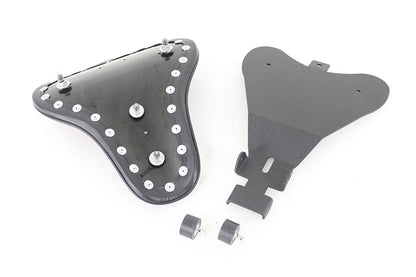Bates Smooth Leather Solo Seat for Harley Davidson XL (1983-1992)