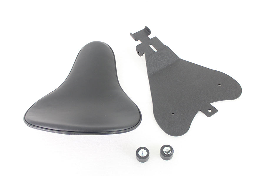 Bates Smooth Leather Solo Seat for Harley Davidson XL (1983-1992)