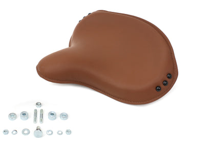 Corbin Gentry 0318101 Replica Brown Leather Army Solo Seat for Harley Davidson EL and FL Models