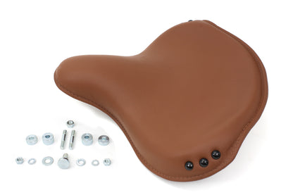 Corbin Gentry 0318101 Replica Brown Leather Army Solo Seat for Harley Davidson EL and FL Models