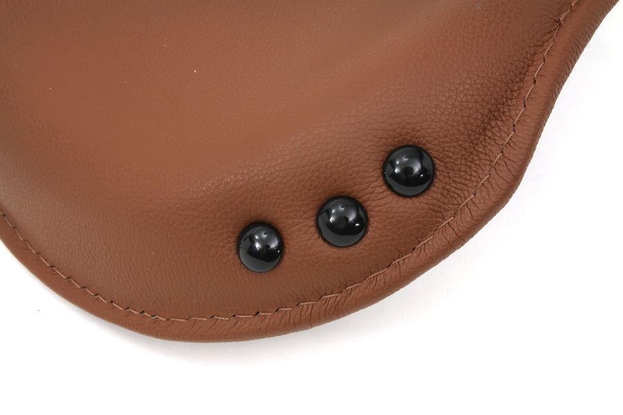 Corbin Gentry 0318101 Replica Brown Leather Army Solo Seat for Harley Davidson EL and FL Models