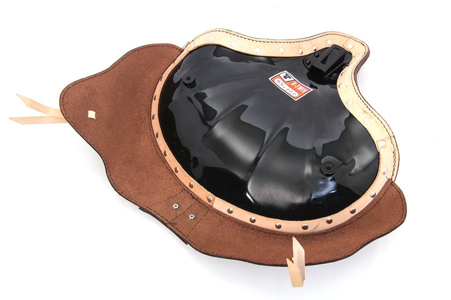 Corbin Gentry Brown Early Solo Seat for Harley Davidson EL and FL Models