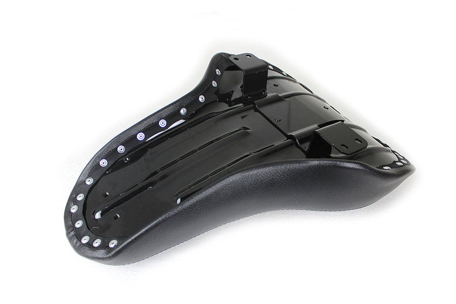 Corbin Gentry Black Naugahyde Dresser Style Buddy Seat for Harley Davidson FL & EL Models