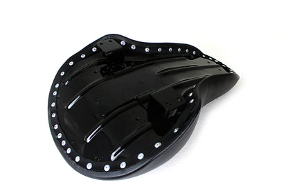 Corbin Gentry Black Naugahyde Dresser Style Buddy Seat for Harley Davidson FL & EL Models