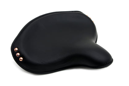 Corbin Gentry Black Leather Replica Army Solo Seat for Harley Davidson WLA (1942-1945)