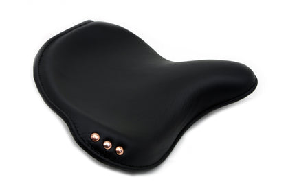 Corbin Gentry Black Leather Replica Army Solo Seat for Harley Davidson WLA (1942-1945)