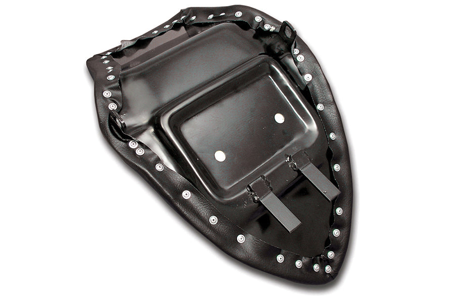 Corbin Gentry Black Vinyl Frame Mount Solo Seat for Harley FX (1970-1979)