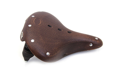 Corbin Gentry 65053A Troxel Replica Bicycle Seat in Dark Brown