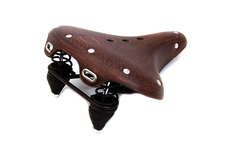 Corbin Gentry 65053A Troxel Replica Bicycle Seat in Dark Brown