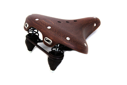Corbin Gentry 65053A Troxel Replica Bicycle Seat in Dark Brown