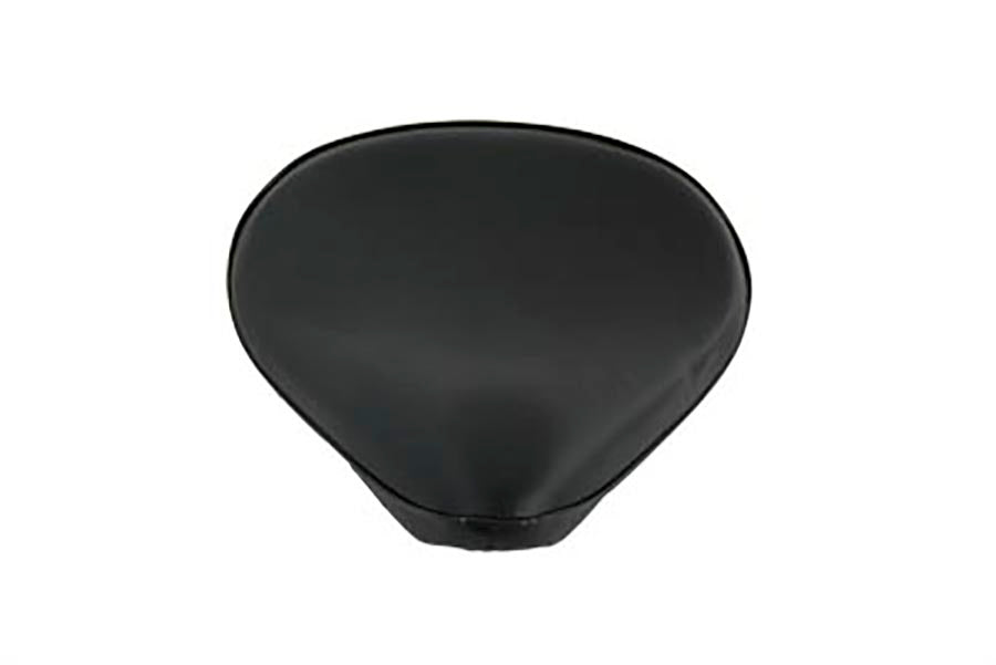 Bates Black Vinyl Solo Seat with 3.137-inch Stud Spacing and M8 Thread Compatibility