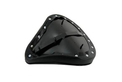 Bates Black Vinyl Solo Seat with 3.137-inch Stud Spacing and M8 Thread Compatibility