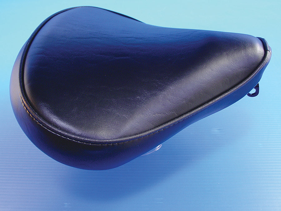 Bates Black Vinyl Solo Seat with 3.137-inch Stud Spacing and M8 Thread Compatibility