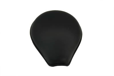 Corbin Gentry Velocipede Black Leather Solo Seat - 1-1/2 Inch Pad Thickness