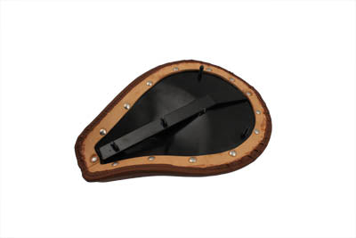 Corbin Gentry Velocipede Brown Leather Solo Seat for Rigid & Swingarm Frames