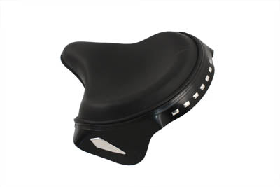 Corbin Gentry Police Black Solo Seat with Spears for Harley Davidson EL and FL Models