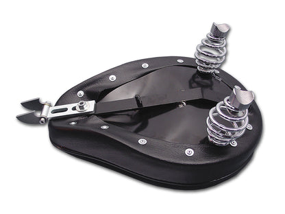 Corbin Gentry Solo Seat with Mount Kit - 1.5-Inch Vinyl Cushion and Steel Baseplate
