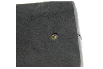 Corbin Gentry Smooth Vinyl Rear Seat Pillion Pad - 2 Inch Thickness