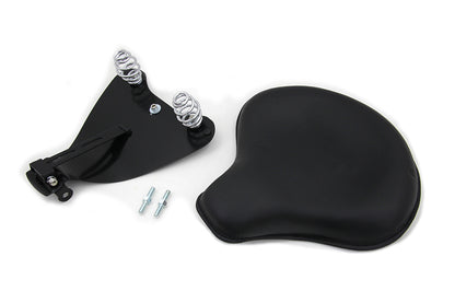 Corbin Gentry Black Leather Solo Seat with Mount Kit for Harley Davidson XL (2010-2019)