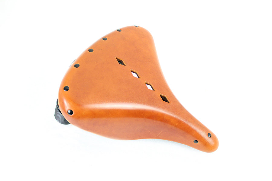 Corbin Gentry Replica Troxel Solo Saddle Formed Leather Honey Brown for Harley Davidson F (1914-1917)