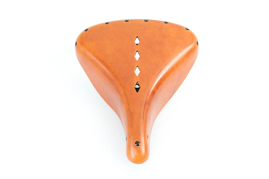Corbin Gentry Replica Troxel Solo Saddle Formed Leather Honey Brown for Harley Davidson F (1914-1917)