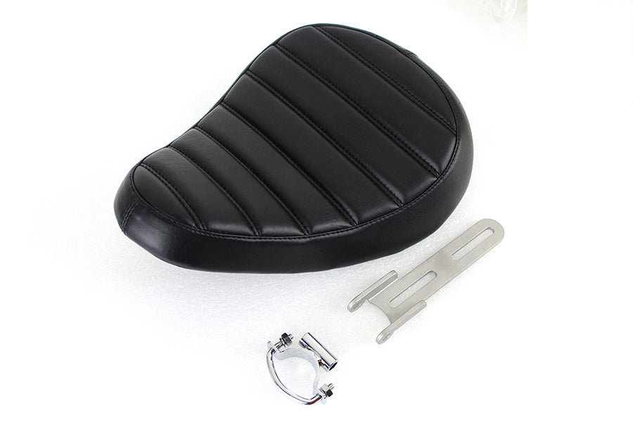 Bates Tuck and Roll Style Solo Seat for Harley Davidson FL Models