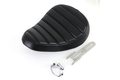 Bates Tuck and Roll Style Solo Seat for Harley Davidson FL Models