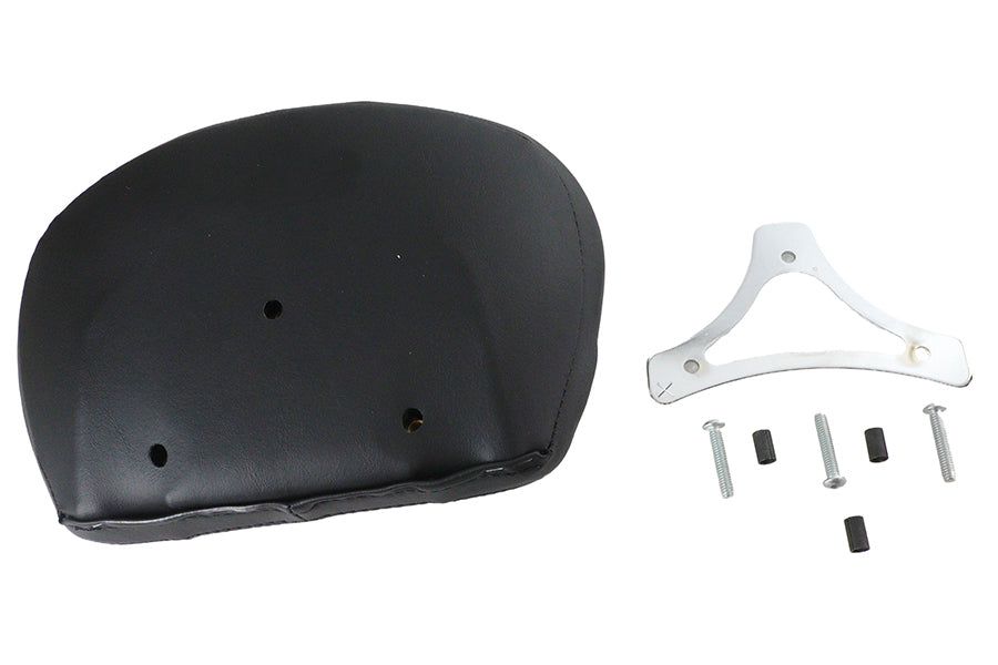 OE Passenger Stitch Backrest Seat Pad for Harley Davidson FLST & FXST Models - 12 Inch Width