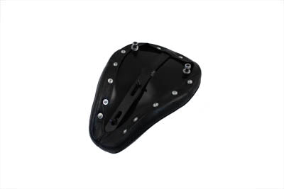 Corbin Gentry Black Leather Solo Seat with Mount Kit and Nose T Bracket - Part 12-1811