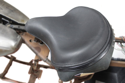 V-Twin Black Police Solo Seat Kit for Harley Davidson Softail Models